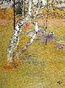 Carl Larsson bjorkarna painting